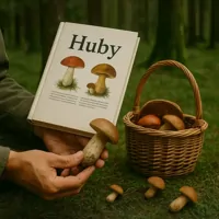 Grzyby i borowiki w lesie