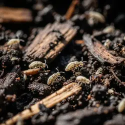 Skoczogonki w ogrodzie